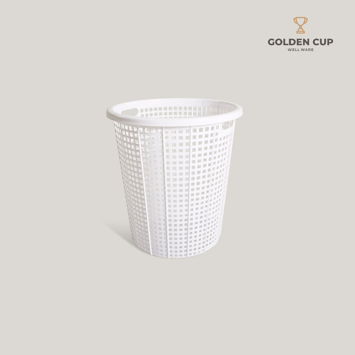 GOLDEN CUP ตะกร้าผ้าทรงกลม30ลิตร AG283  แพ็ค1
