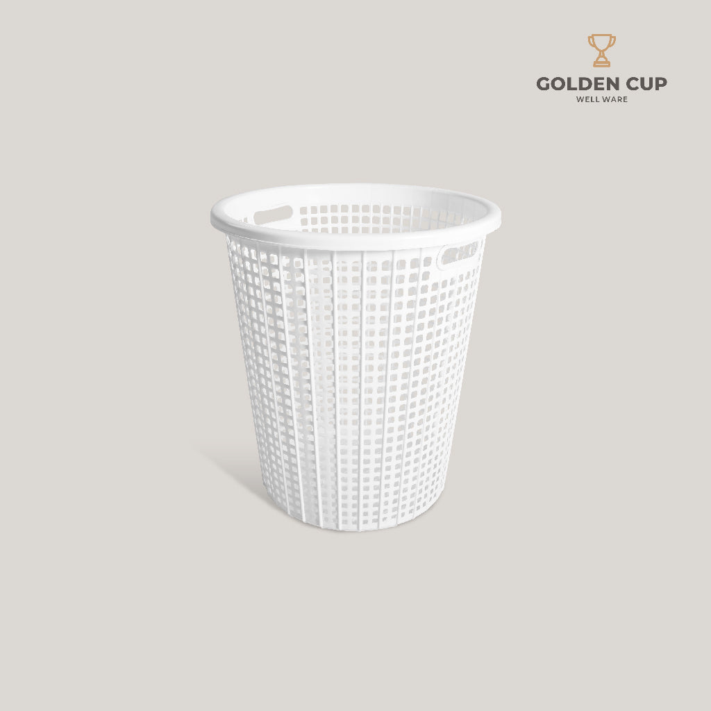 GOLDEN CUP ตะกร้าผ้าทรงกลม40ลิตร AG284 แพ็ค 1