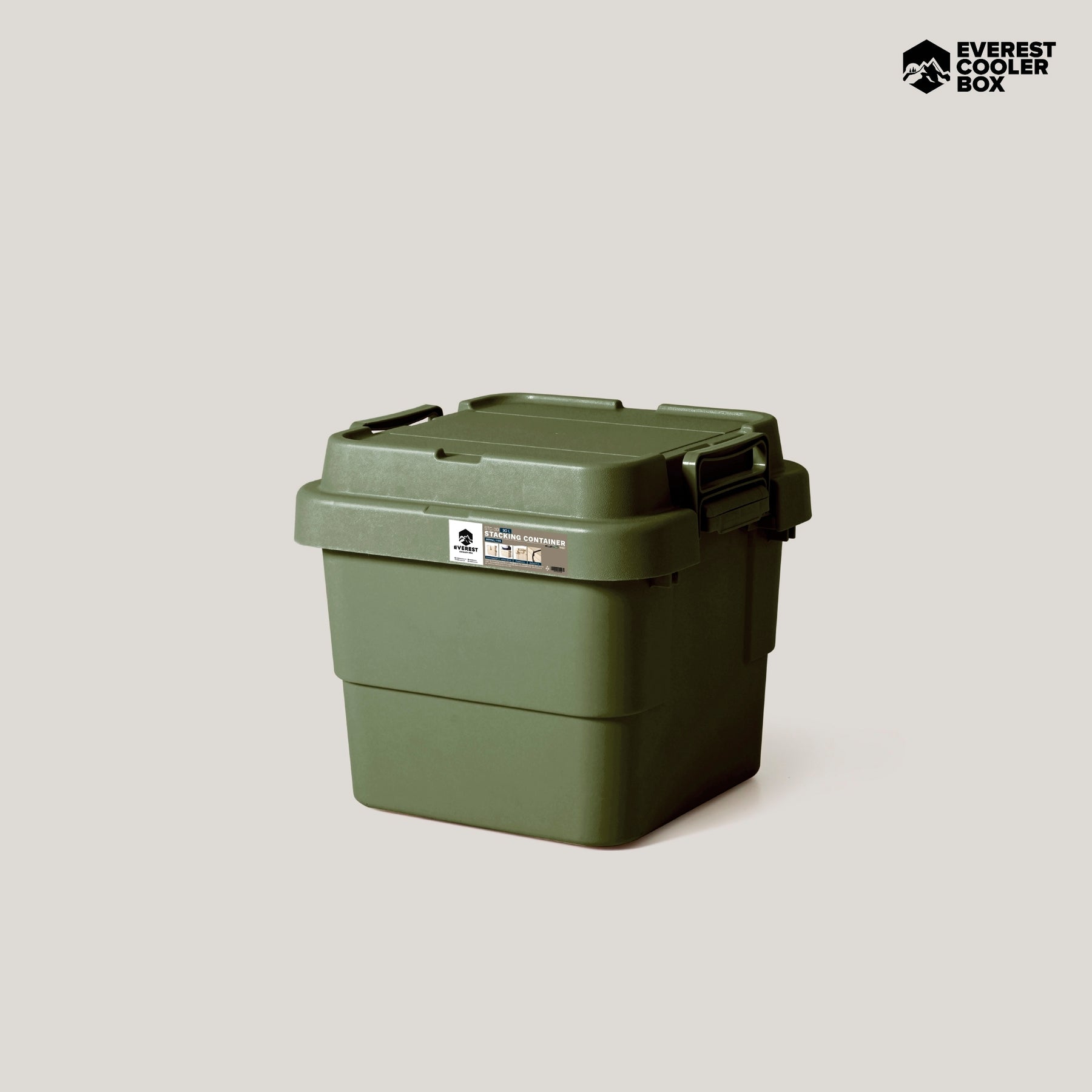 STACKING CONTAINER ลังแคมป์ปิ้ง ลังhulker กล่องindex ขนาด22,30,50,70 ลิตร Camping Box