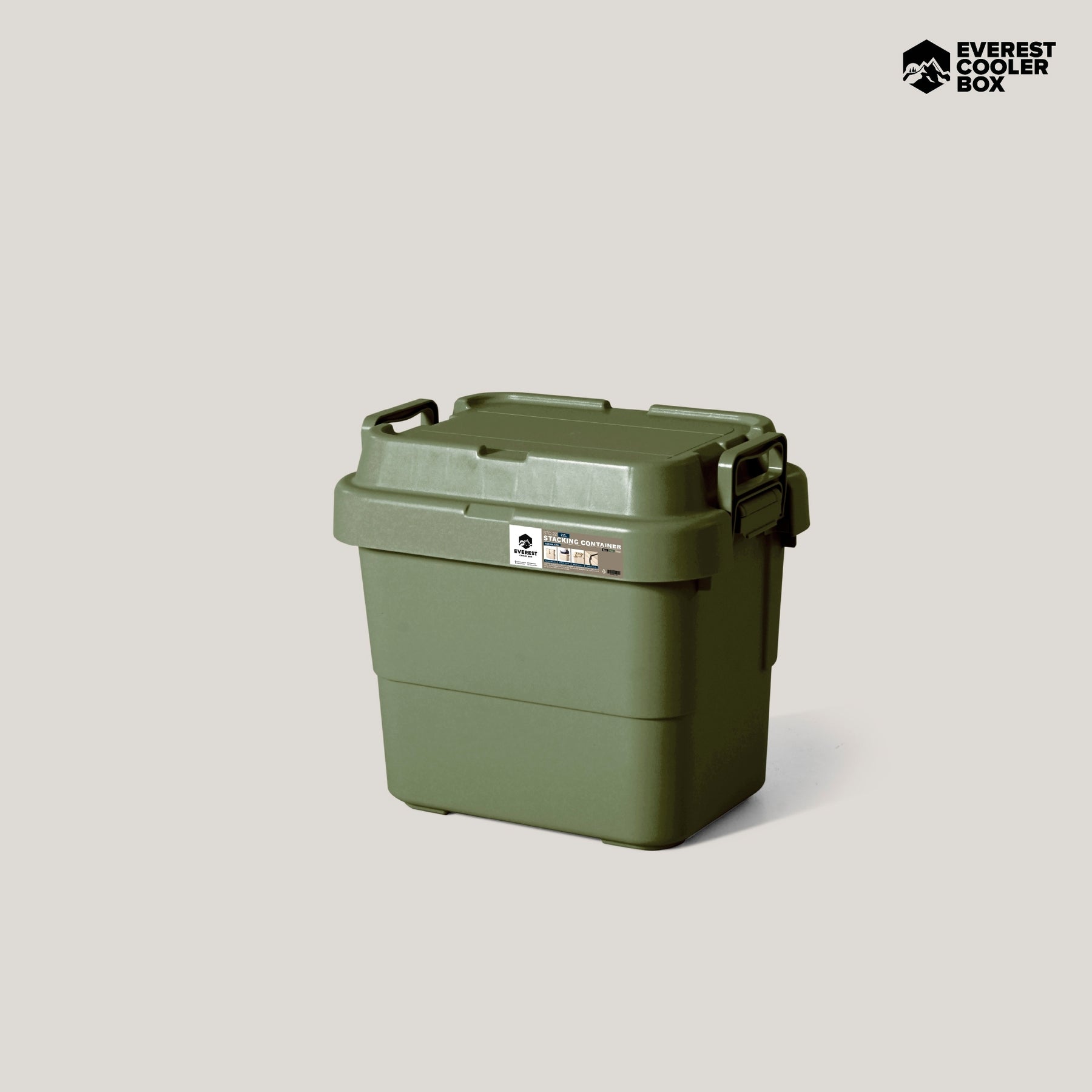 STACKING CONTAINER ลังแคมป์ปิ้ง ลังhulker กล่องindex ขนาด22,30,50,70 ลิตร Camping Box