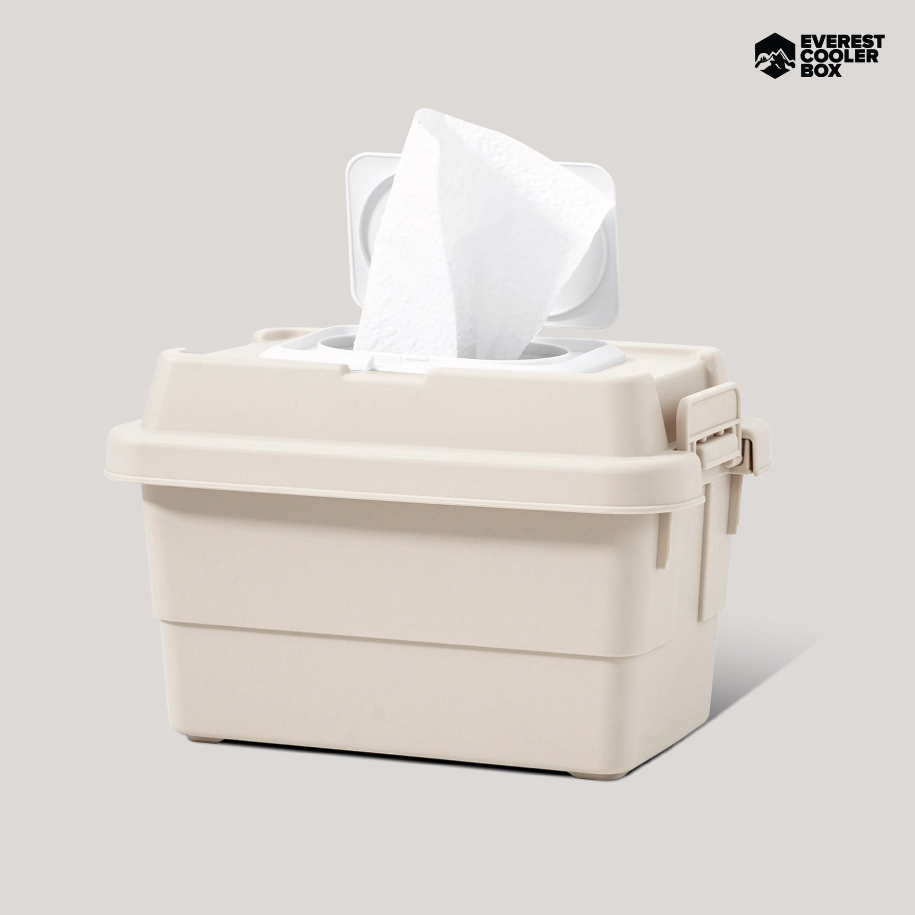 รุ่นใหม่ !! ลังเก็บของมินิมอล STACKING CONTAINER กล่องใส่ทิชชู่1.1 ลิตร Camping Box 1.1L ลังจิ๋ว