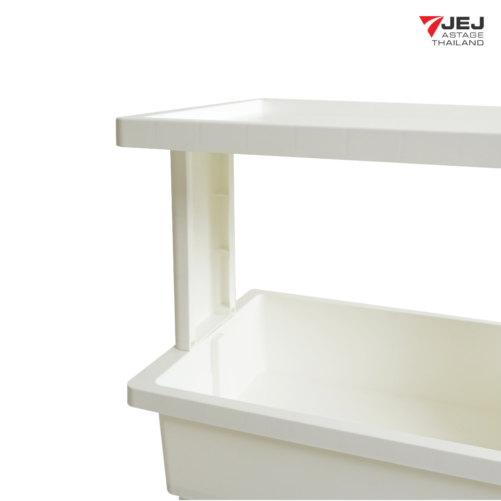 JEJ ASTAGE THAILAND TABLE WAGON ( Made in Japan ) รถเข็นอเนกประสงค์ใส่ของสามชั้นมีล้อน้ำหนักเบาเคลื่อนย้ายสะดวก