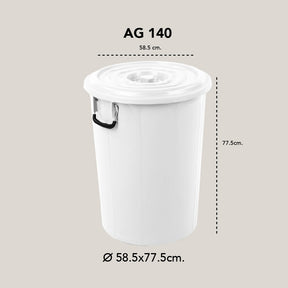 GOLDEN CUP ถังอเนกประสงค์ ถังใส่น้ำ ถังใส่ของ ( AG140 ) ความจุ 40 แกลลอน