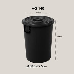 GOLDEN CUP ถังอเนกประสงค์ ถังใส่น้ำ ถังใส่ของ ( AG140 ) ความจุ 40 แกลลอน