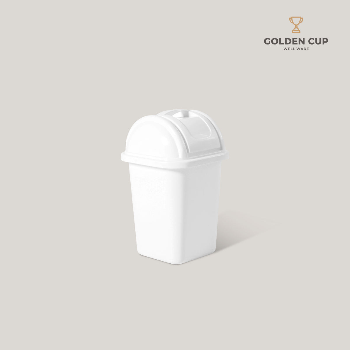 GOLDEN CUP ถังขยะฝาสวิง 4 ลิตร AG210