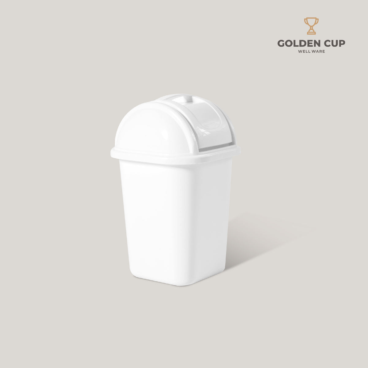 GOLDEN CUP ถังขยะฝาสวิง 6 ลิตร AG211
