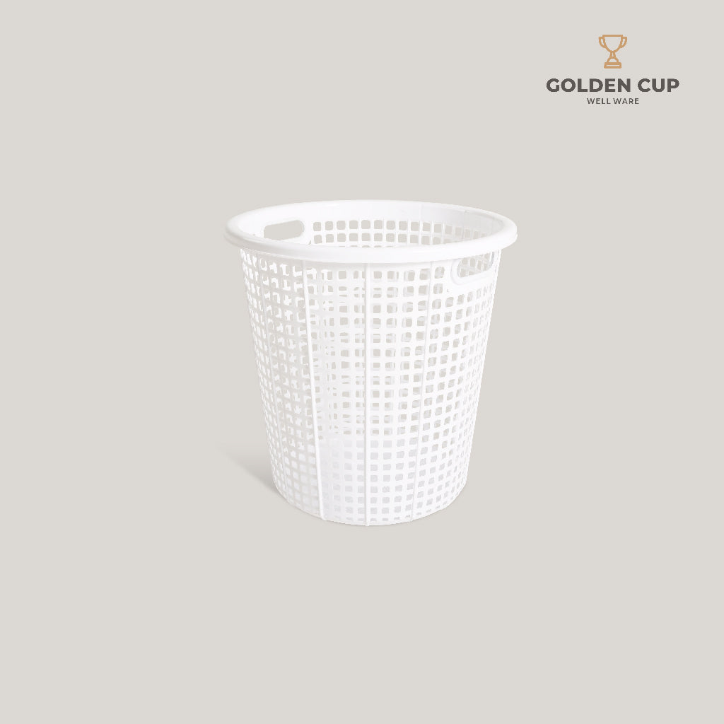 GOLDEN CUP ตระกร้าผ้าทรงกลม20ลิตร AG282 แพ็ค1