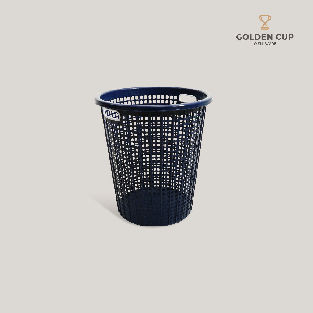 GOLDEN CUP ตะกร้าผ้าทรงกลม30ลิตร AG283  แพ็ค1