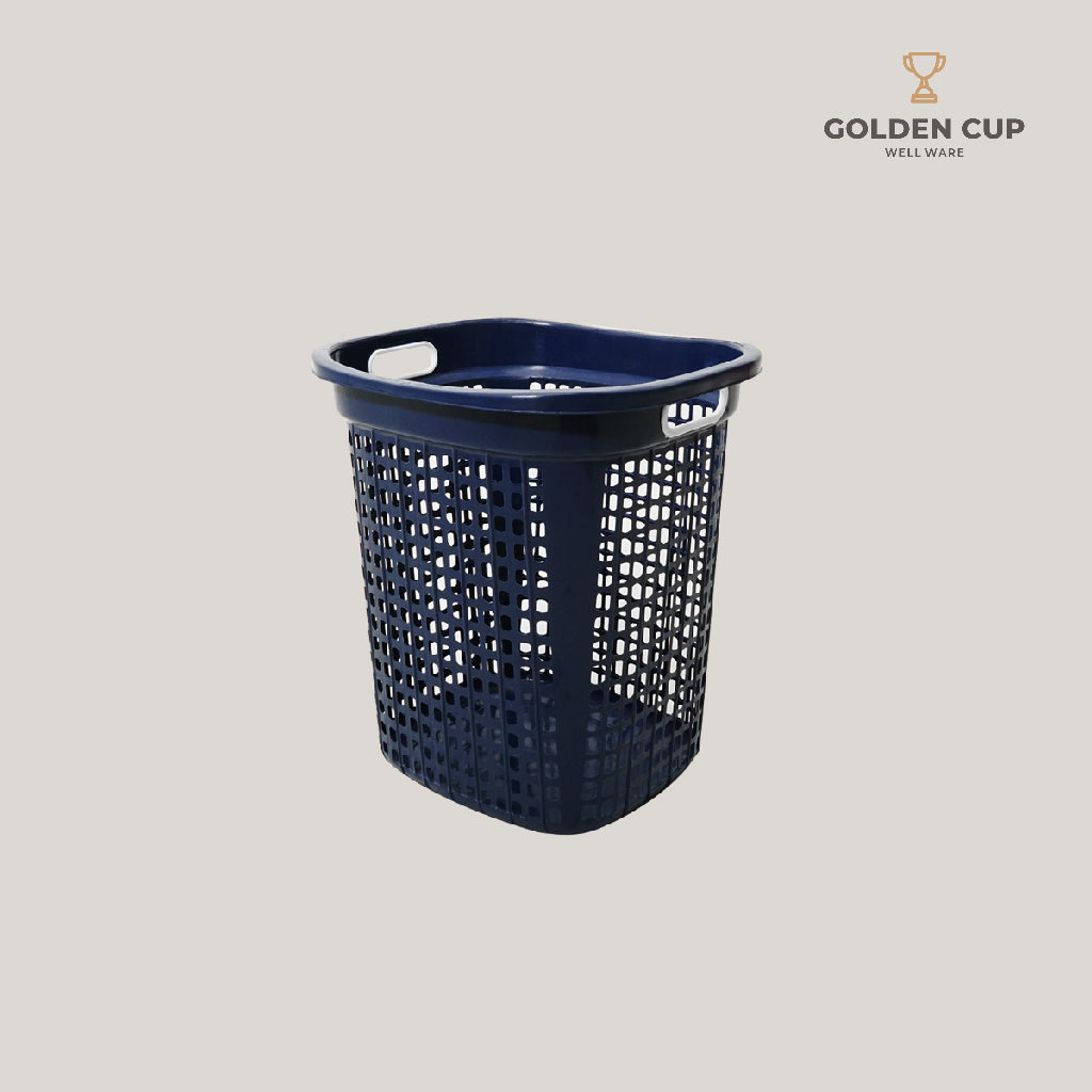 GOLDEN CUP  ตะกร้าผ้าทรงเหลี่ยม35ลิตร AG294 แพ็ค 1 ใบ