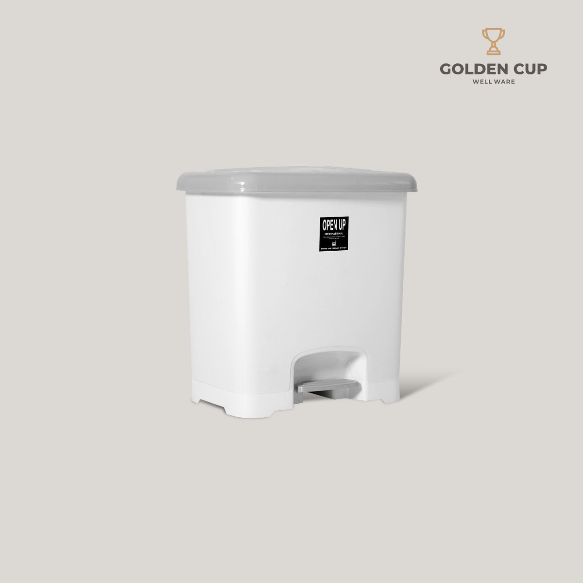 GOLDEN CUP ถังขยะขาเหยียบ30ลิตร พร้อมถังใส่ขยะ รุ่น AG328
