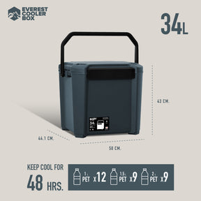 Stackaway Cooler Box 34L (Made in Japan) กระติกน้ำแข็ง 34 ลิตร