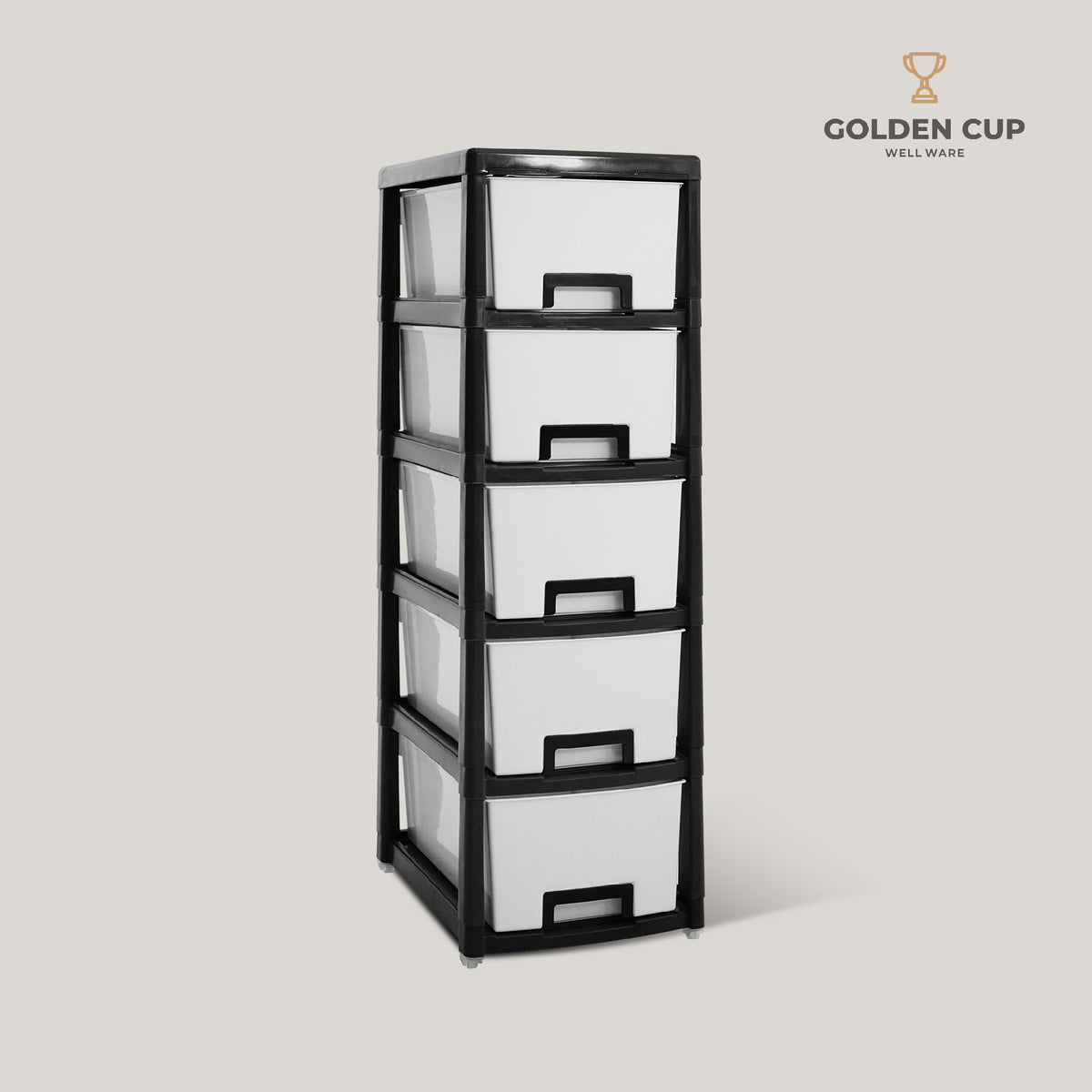 GOLDEN CUP ตู้ลิ้นชักพลาสติก 5 ชั้น AG456/5