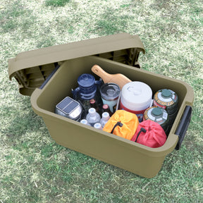 EVEREST&CO. STACKAWAY CONTAINER (M) 53 ลิตร(Made in Japan) กล่องเก็บของ ลัง เก็บของ มีซีนกันน้ำ กันฝุ่น ความจุ 53 ลิตร