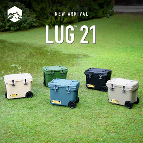 Everest LUG™ 21 กระติกมีล้อและหูลาก 21ลิตร เก็บความเย็นได้ 24-36 ชม. มี 5 สี