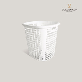 GOLDEN CUP  ตระกร้าผ้าทรงเหลี่ยม47ลิตรAG555 แพ็ค 1 ใบ