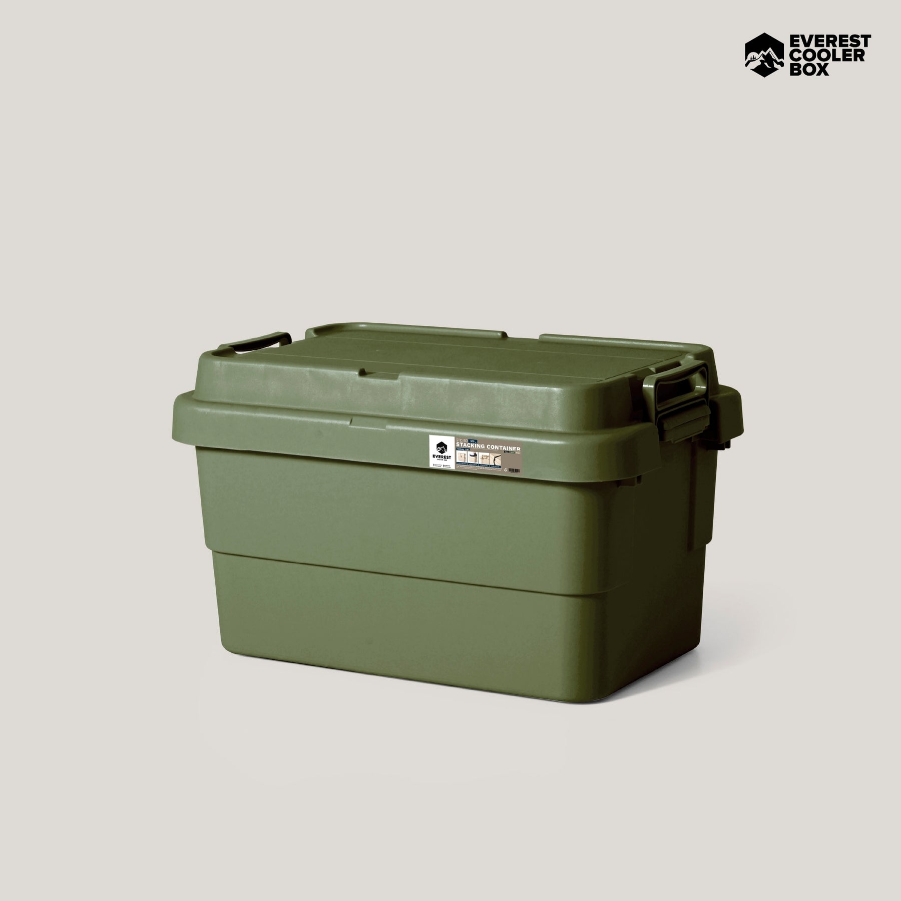 STACKING CONTAINER  ลังแคมป์ปิ้ง ลังhulker กล่องindex  ขนาด22,30,50,70 ลิตร Camping Box