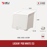 JEJ ASTAGE (Made in Japan)  กล่องลิ้นชักฝาเปิดหน้า Lock in Pod