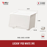 JEJ ASTAGE (Made in Japan)  กล่องลิ้นชักฝาเปิดหน้า Lock in Pod