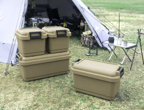 EVEREST&CO. STACKAWAY CONTAINER (L) 73 ลิตร(Made in Japan) กล่องเก็บของ ลัง เก็บของ มีซีนกันน้ำ กันฝุ่น ความจุ 73 ลิตร