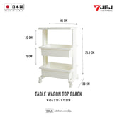JEJ ASTAGE THAILAND TABLE WAGON ( Made in Japan )  รถเข็นอเนกประสงค์ใส่ของสามชั้นมีล้อน้ำหนักเบาเคลื่อนย้ายสะดวก