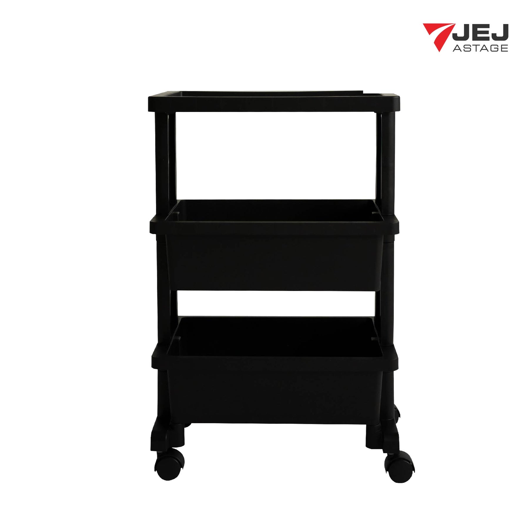 JEJ ASTAGE THAILAND TABLE WAGON ( Made in Japan )  รถเข็นอเนกประสงค์ใส่ของสามชั้นมีล้อน้ำหนักเบาเคลื่อนย้ายสะดวก