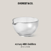 EVEREST&CO. ถ้วยชงชา ถ้วยตีมัทฉะ PC Food Grade ตกไม่แตก รุ่น CHAWAN LITE ขนาด 480 ml.